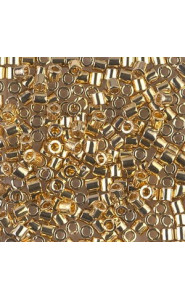Miyuki delica beads 8/0 - 24KT Gold light plated DBL-34